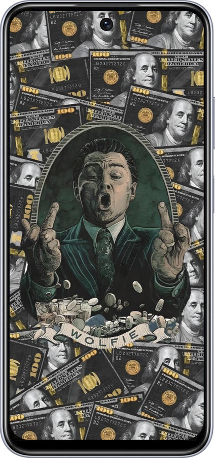 TPU чехол Волк с валл стрит для Infinix Smart 9 - 6287b-3809 изображение 