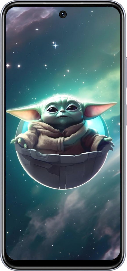 TPU чехол Малышь йода для Infinix Smart 9 - 6294b-3809 изображение 