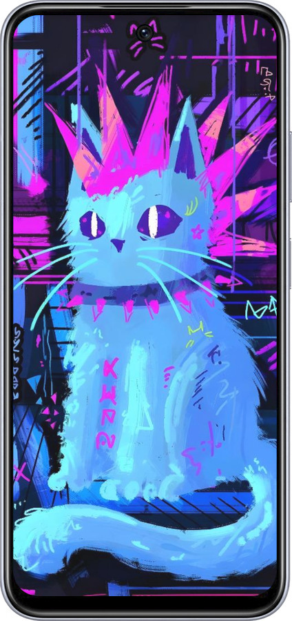 TPU чехол Кот панк для Infinix Smart 9 - 6311b-3809 изображение 