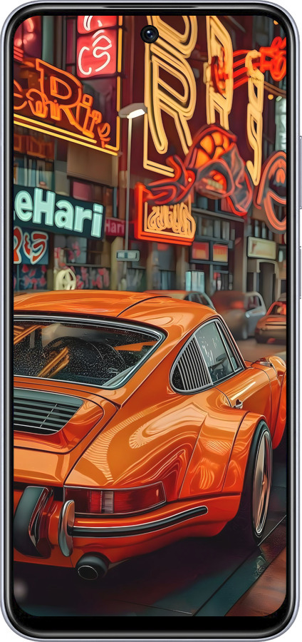 TPU чехол Порше для Infinix Smart 9 - 6334b-3809 изображение 