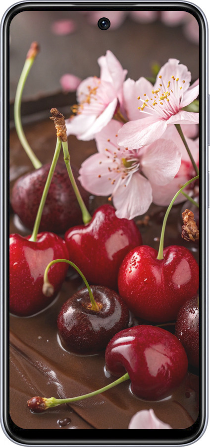 TPU чехол Вишня в шоколаде для Infinix Smart 9 - 6698b-3809 изображение 