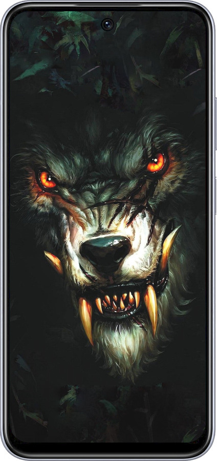 TPU чехол Дьявольский волк для Infinix Smart 9 - 833b-3809 изображение 