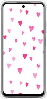 Силикон с усиленными углами чехол Сердечки 2 для Infinix Smart 9 - 4763sp-3809 изображение 