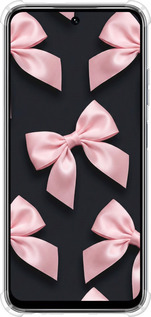 Силикон с усиленными углами чехол Coquette Ribbons Dark Coquette для Infinix Hot 50i - 6767sp-3965 изображение 