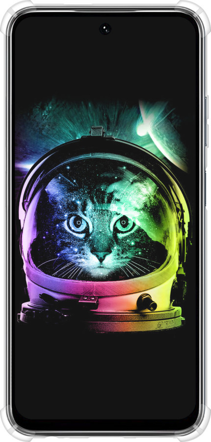 Силикон с усиленными углами чехол Кот-астронавт для Infinix Smart 9 - 4154sp-3809 изображение 