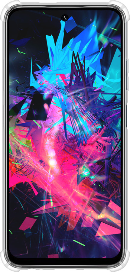 Силикон с усиленными углами чехол Абстрактный чехол для Infinix Smart 9 - 4681sp-3809 изображение 