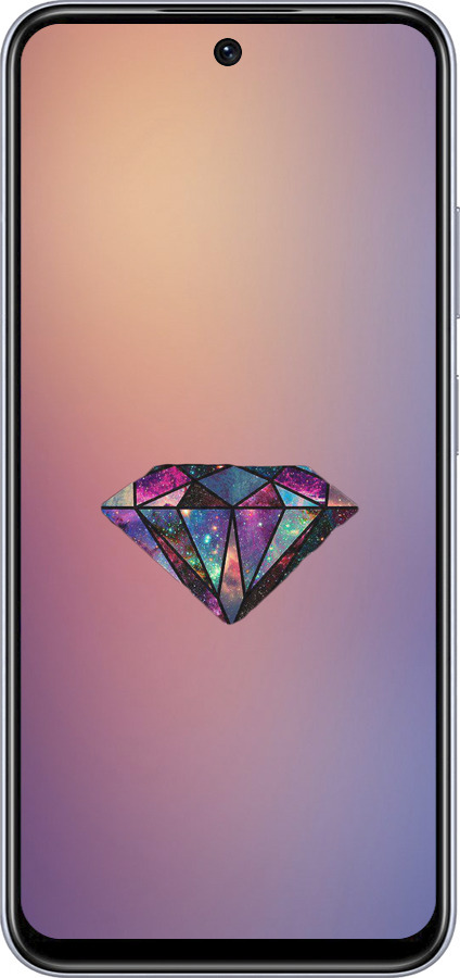 Силиконовый чехол Диамант для Infinix Smart 9 - 4352u-3809 изображение 
