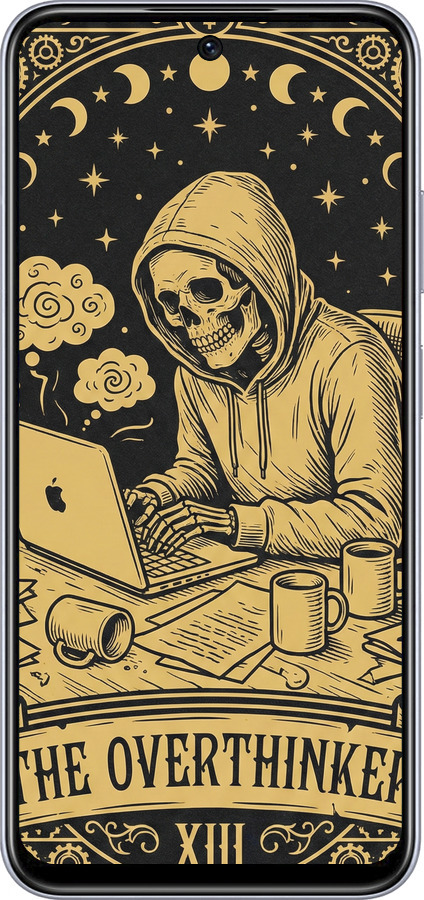 Силиконовый чехол The Overthinker для Infinix Hot 50i - 6774u-3965 изображение 