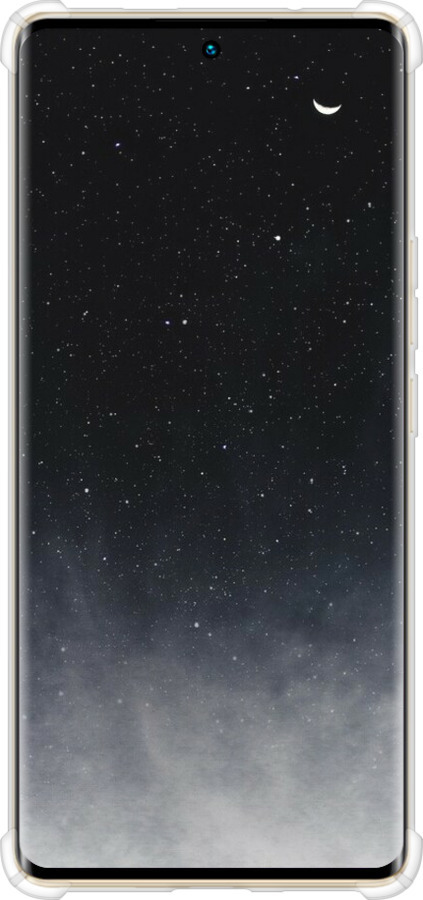 Силикон с усиленными углами чехол Сині хмари, Синій місяць для Infinix Zero 30 4G - 6396sp-3413 изображение 