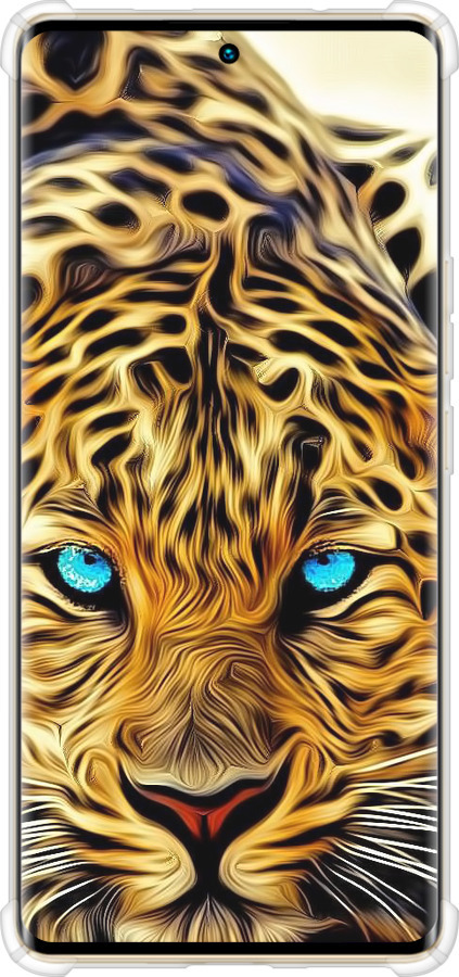 Силикон с усиленными углами чехол Леопард для Infinix Zero 30 4G - 6611sp-3413 изображение 