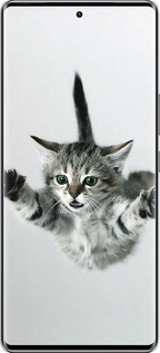 Силиконовый чехол Летящий котёнок для Infinix Zero 40 5G - 2322u-3822 изображение 