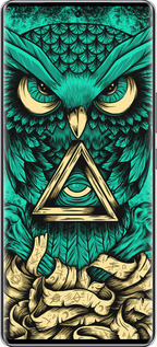 Силиконовый чехол Сова Арт-тату для Infinix Zero 40 5G - 3971u-3822 изображение 