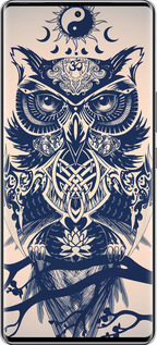 Силиконовый чехол Узорчатая сова для Infinix Zero 40 5G - 4000u-3822 изображение 