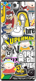 Силиконовый чехол Popular logos для Infinix Zero 40 5G - 4023u-3822 изображение 