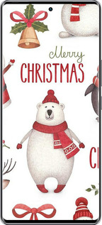 Силиконовый чехол Merry Christmas для Infinix Zero 40 5G - 4106u-3822 изображение 