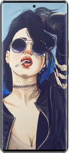 Силиконовый чехол Девушка на стиле для Infinix Zero 40 5G - 4151u-3822 изображение 