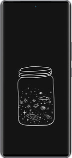 Силиконовый чехол Космос в банке для Infinix Zero 40 5G - 4297u-3822 изображение 