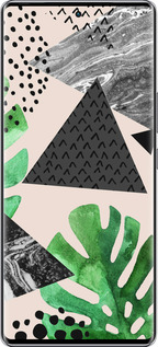 Силиконовый чехол Монстера для Infinix Zero 40 5G - 4304u-3822 изображение 