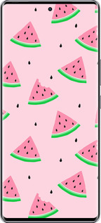 Силиконовый чехол Розовый арбуз для Infinix Zero 40 5G - 4314u-3822 изображение 