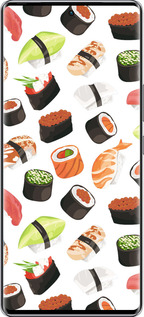 Силіконовий чехол Суші для Infinix Zero 40 5G - 4404u-3822 изображение 