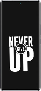 Силиконовый чехол Никогда не сдавайся для Infinix Zero 40 5G - 4572u-3822 изображение 