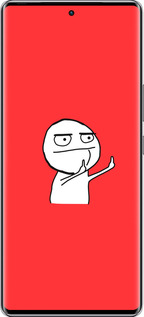 Силиконовый чехол Мем для Infinix Zero 40 5G - 4578u-3822 изображение 