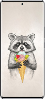 Силіконовий чехол Єнотик з морозивом для Infinix Zero 40 5G - 4602u-3822 изображение 