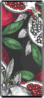 Силіконовий чехол Гранат для Infinix Zero 40 5G - 4692u-3822 изображение 