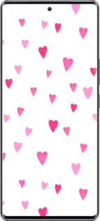 Силиконовый чехол Сердечки 2 для Infinix Zero 40 5G - 4763u-3822 изображение 