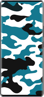 Силиконовый чехол Камуфляж прозрачный фон для Infinix Zero 40 5G - 4877u-3822 изображение 