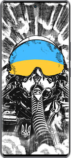 Силиконовый чехол Призрак Киева v3 для Infinix Zero 40 5G - 5307u-3822 изображение 