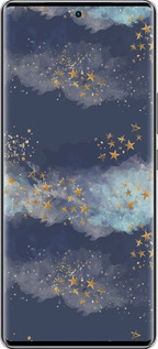 Силиконовый чехол Ночь золотые звезды для Infinix Zero 40 5G - 5421u-3822 изображение 