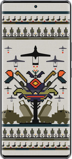 Силиконовый чехол Вышиванка UA для Infinix Zero 40 5G - 5446u-3822 изображение 