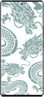 Силиконовый чехол Дракон для Infinix Zero 40 5G - 5476u-3822 изображение 