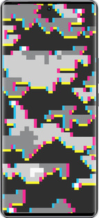 Силиконовый чехол Пиксельный камуфляж для Infinix Zero 40 5G - 5481u-3822 изображение 