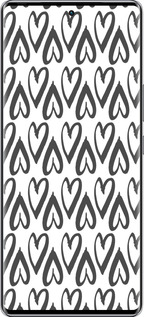 Силіконовий чехол Серця v2 для Infinix Zero 40 5G - 5497u-3822 изображение 