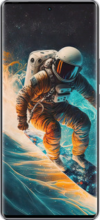 Силиконовый чехол Сноубордист для Infinix Zero 40 5G - 5604u-3822 изображение 