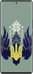 Силиконовый чехол Тризуб с крыльями для Infinix Zero 40 5G - 5640u-3822 изображение 