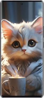 Силиконовый чехол White cat для Infinix Zero 40 5G - 5646u-3822 изображение 