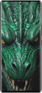 Силиконовый чехол Зелёный дракон v2 для Infinix Zero 40 5G - 5817u-3822 изображение 