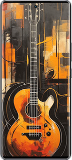 Силиконовый чехол Чехол для телефона Оранжевая Гитара для Infinix Zero 40 5G - 5934u-3822 изображение 