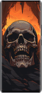 Силиконовый чехол Череп в пещере для Infinix Zero 40 5G - 5959u-3822 изображение 