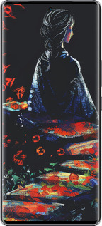 Силиконовый чехол Мечтательная девушка для Infinix Zero 40 5G - 6042u-3822 изображение 