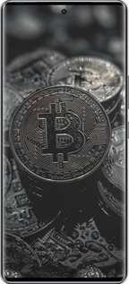 Силиконовый чехол Black Bitcoin для Infinix Zero 40 5G - 6090u-3822 изображение 