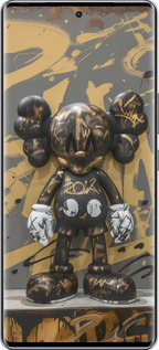 Силиконовый чехол Bronze kaws для Infinix Zero 40 5G - 6097u-3822 изображение 