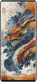 Силіконовий чехол Гнів дракона для Infinix Zero 40 5G - 6112u-3822 изображение 