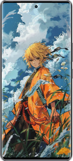 Силиконовый чехол Zenitsu Agatsuma для Infinix Zero 40 5G - 6117u-3822 изображение 