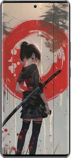 Силіконовий чехол Сутінки воїна: Танок з катаною для Infinix Zero 40 5G - 6123u-3822 изображение 