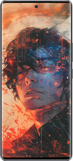 Силиконовый чехол Лицо в пламени для Infinix Zero 40 5G - 6127u-3822 изображение 