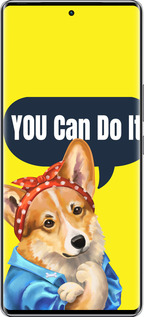 Силиконовый чехол чехол с корги You Can Do It для Infinix Zero 40 5G - 6184u-3822 изображение 